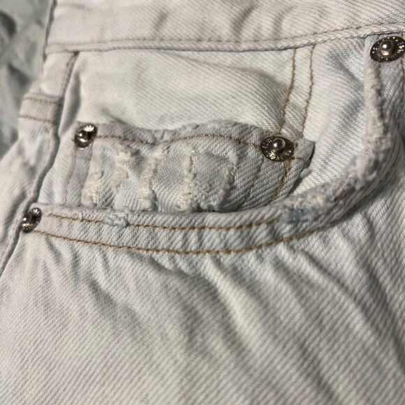 NWT Edwin Women's Cai Straight Leg Jeans High Hopes Light Blue Wash Sz 26 - Picture 4 of 9